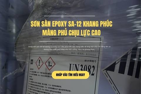 Sơn Sàn Epoxy SA-12 Khang Phúc: Màng Phủ Chịu Lực Cao