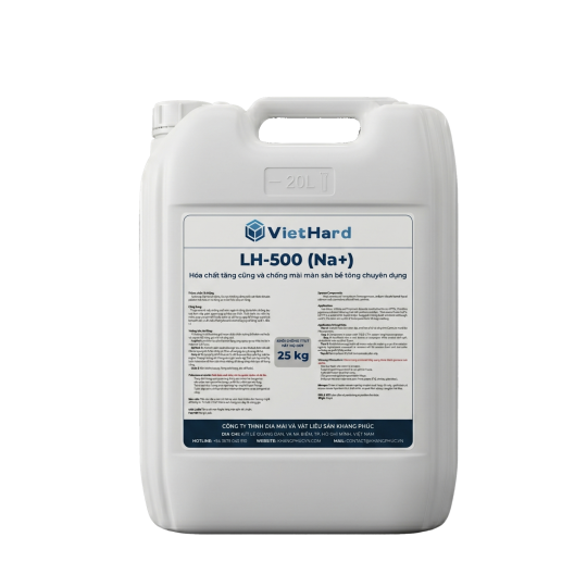 LH-500 Dung Dịch Tăng Cứng Bê Tông VIETHARD Gốc Sodium Silicate